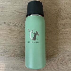 Ceres Chill Green Bottle with Black Cap